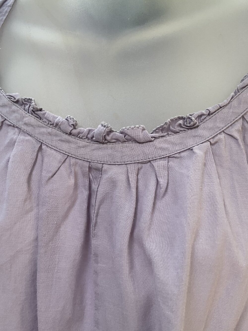 VIvian Shyu Very Full Mauve Linen Cotton Dress Size M Made in Canada - Picture 2 of 5